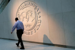 walking man in IMF HQ